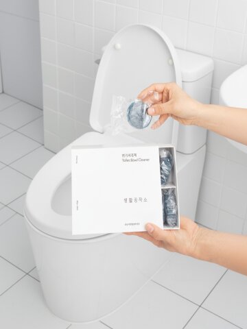 생활공작소 변기 전용 세정제 40g x 16개입