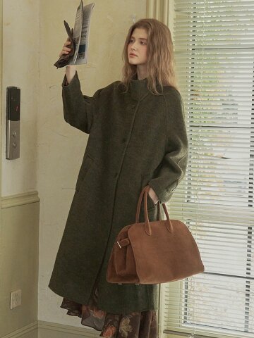 PM_Simple balmacaan coat