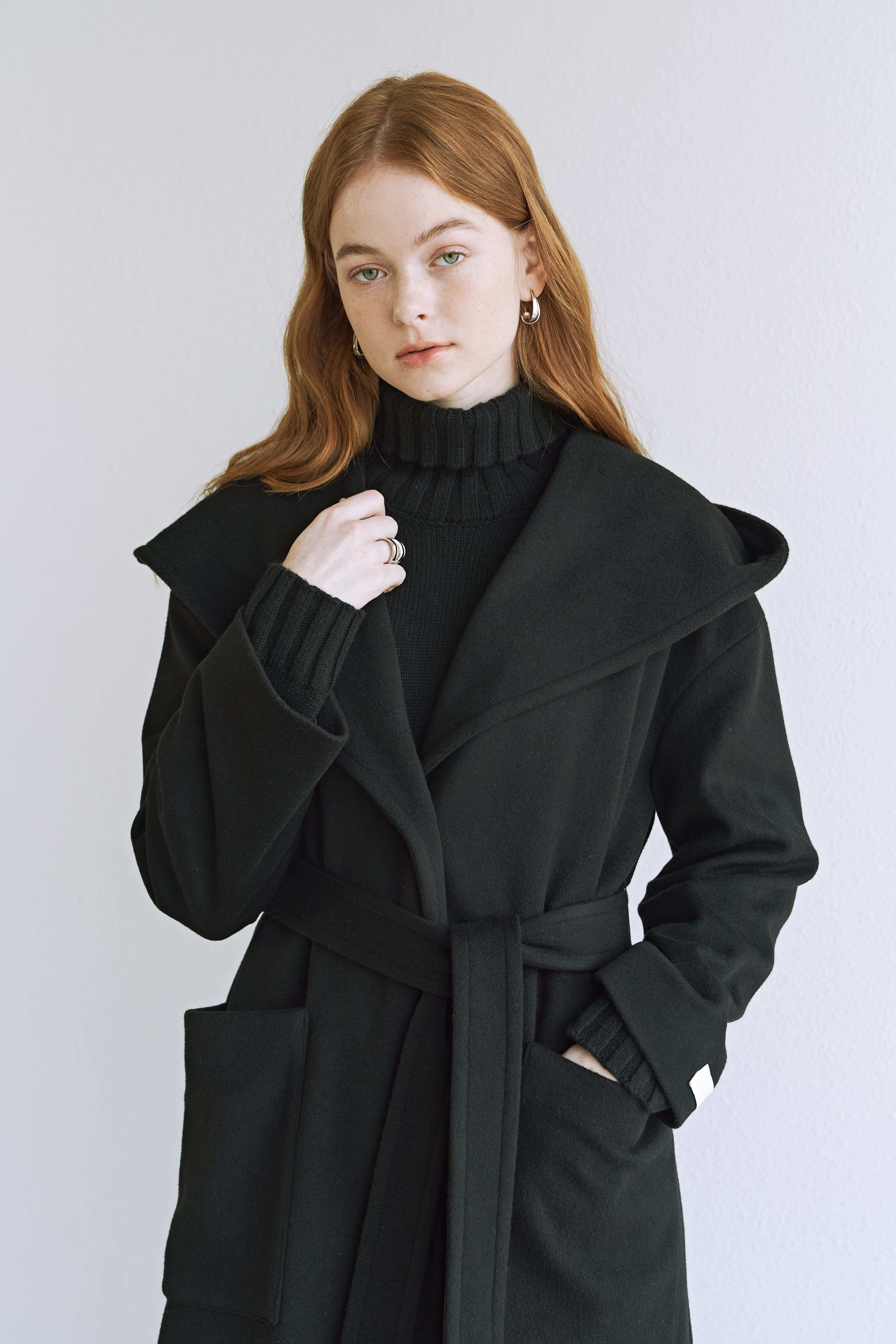 [크램38] 1+1기획 AULA COAT BURGUNDY