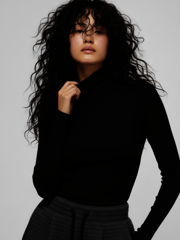 텐셀 소프트 터틀넥(블랙,차콜,브라운,네이비,아이보리)/W254TP01