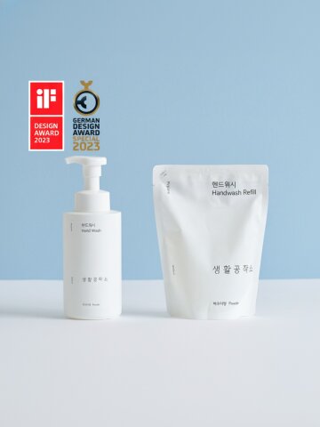 1+1 생활공작소 저자극 촉촉한 핸드워시 500ml 