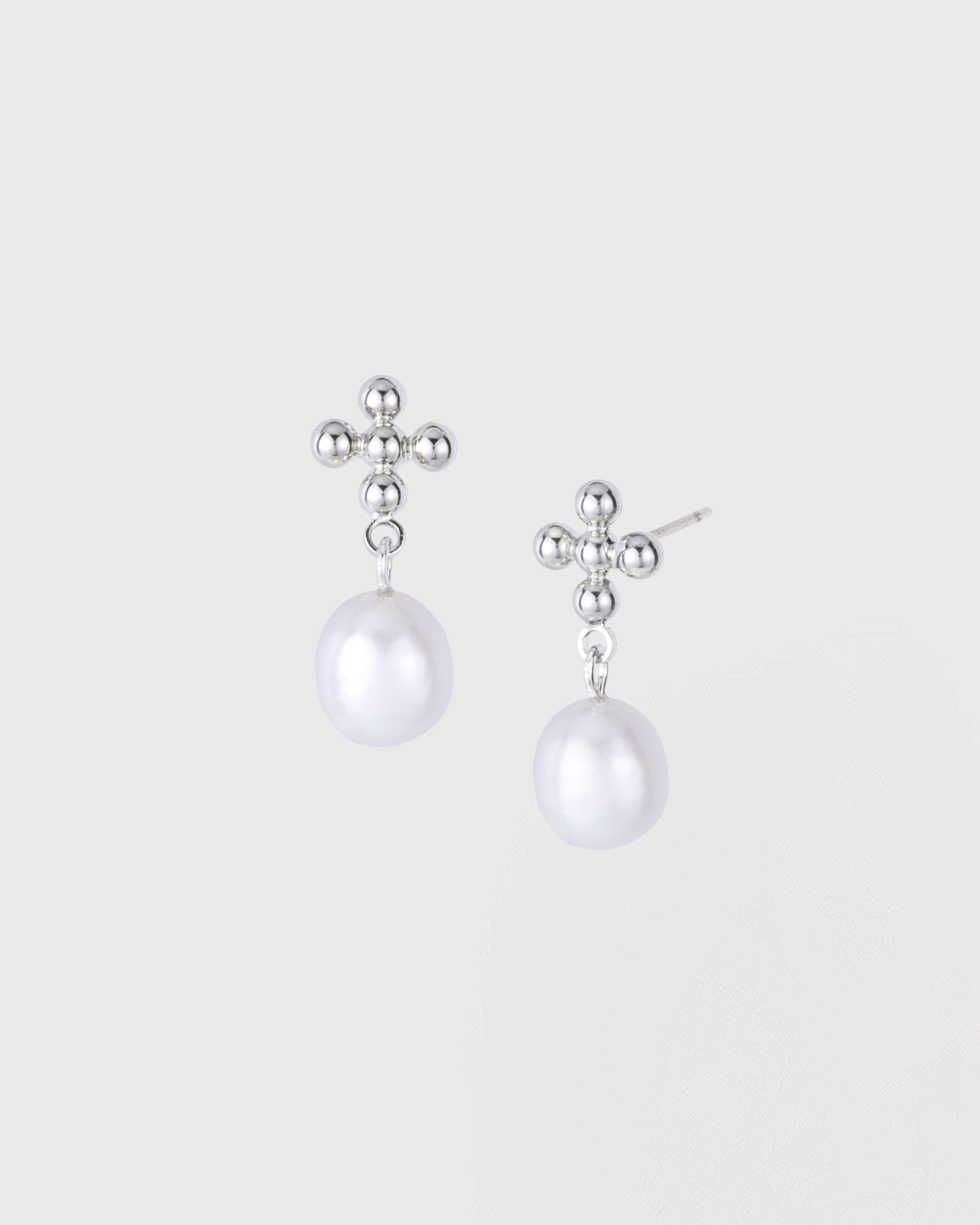 [컨젠] Pearl Cluster Drop Earrings 펄 클러스터 드롭 이어링