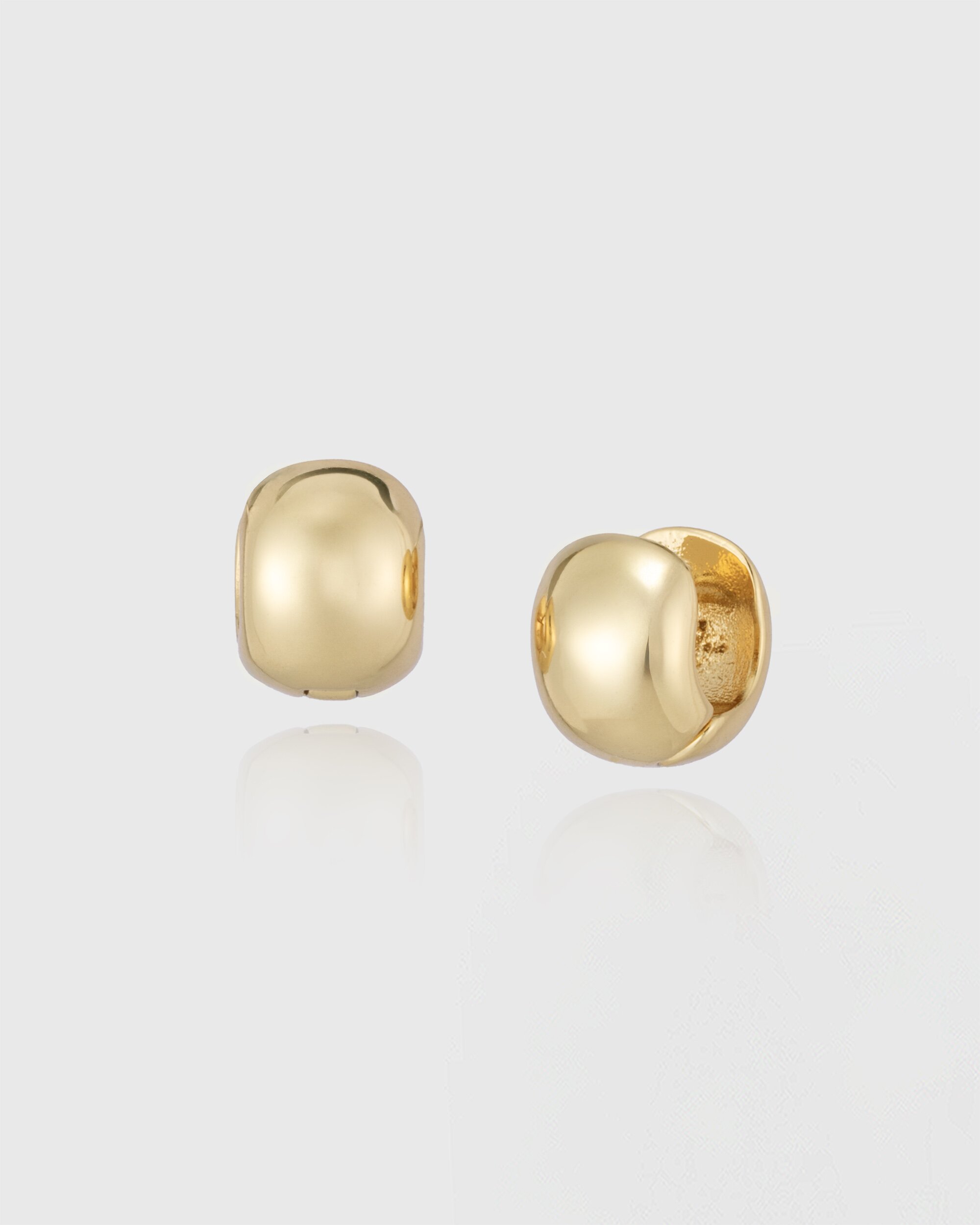 [컨젠] Satin Orb Earrings 새틴 오브 이어링
