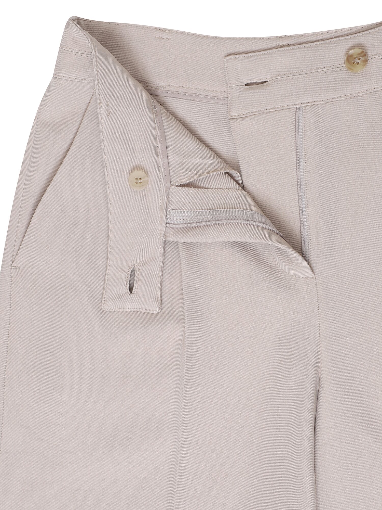 베이식 핀턱 슬랙스 팬츠 (BEIGE)