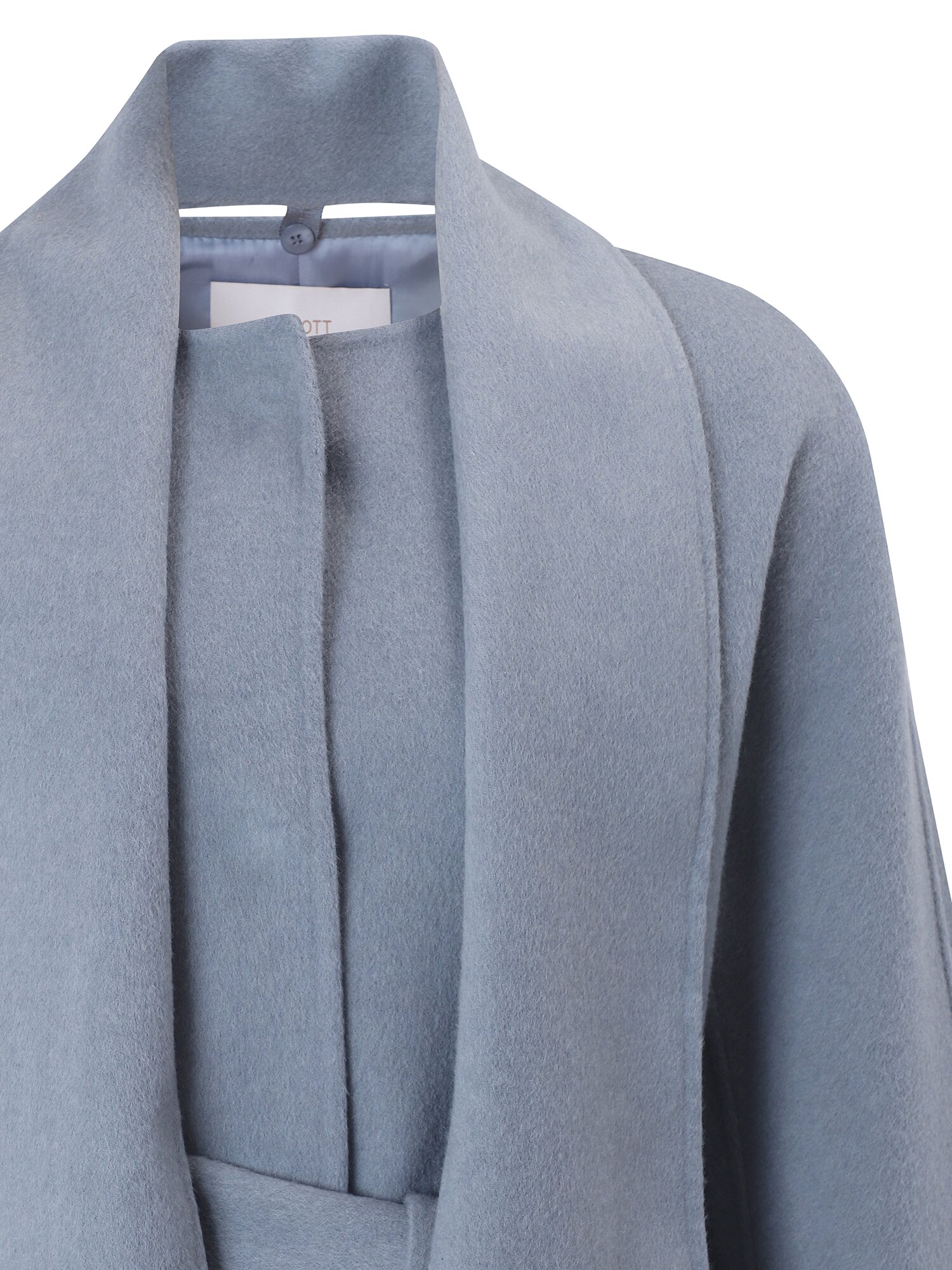 울 앙고라 핸드메이드 코트 (LIGHT BLUE)