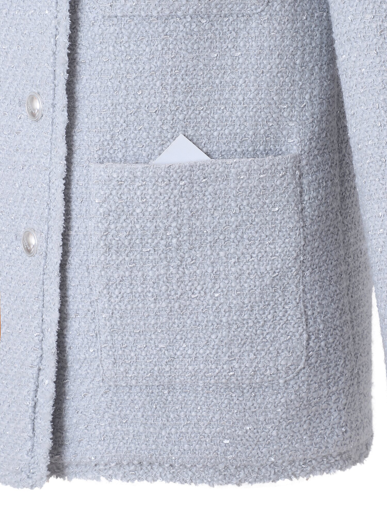 울 블렌드 멀티 포켓 트위드 재킷 (MINT)