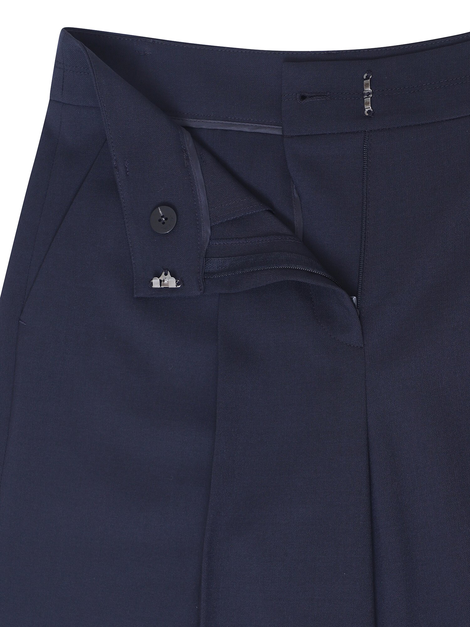 핀턱 레귤러핏 셋업 슬랙스 팬츠 (NAVY)