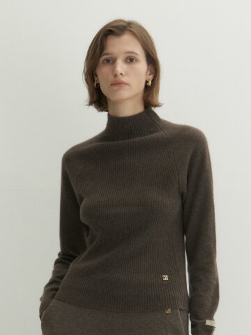 캐시미어100% 노라 골지 풀오버_SKW231003