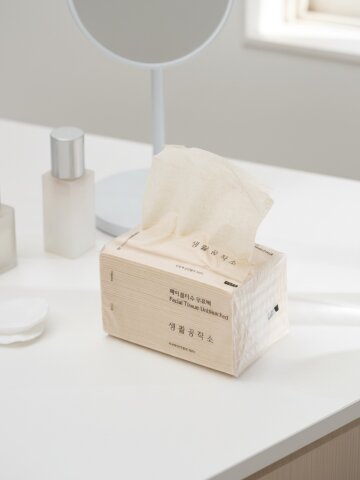 1+1 생활공작소 무표백 페이셜 티슈 250매 6팩묶음  