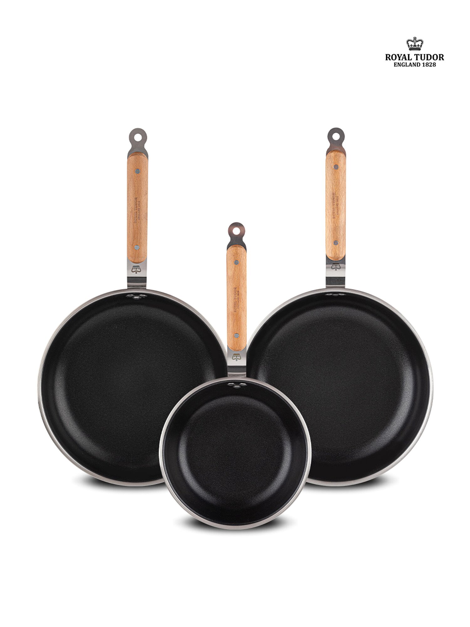 로얄튜더 리버티 통3중 논스틱 후라이팬 3종 택 22cm,28cm,소테28cm