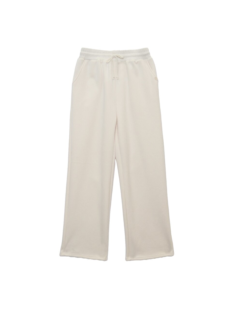 DAILY WARM WIDE PANTS_CREAM