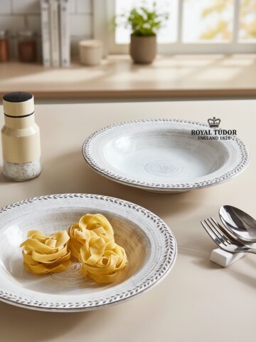 로얄튜더 핸드메이드 엘리자베스 도자기 파스타볼 2p