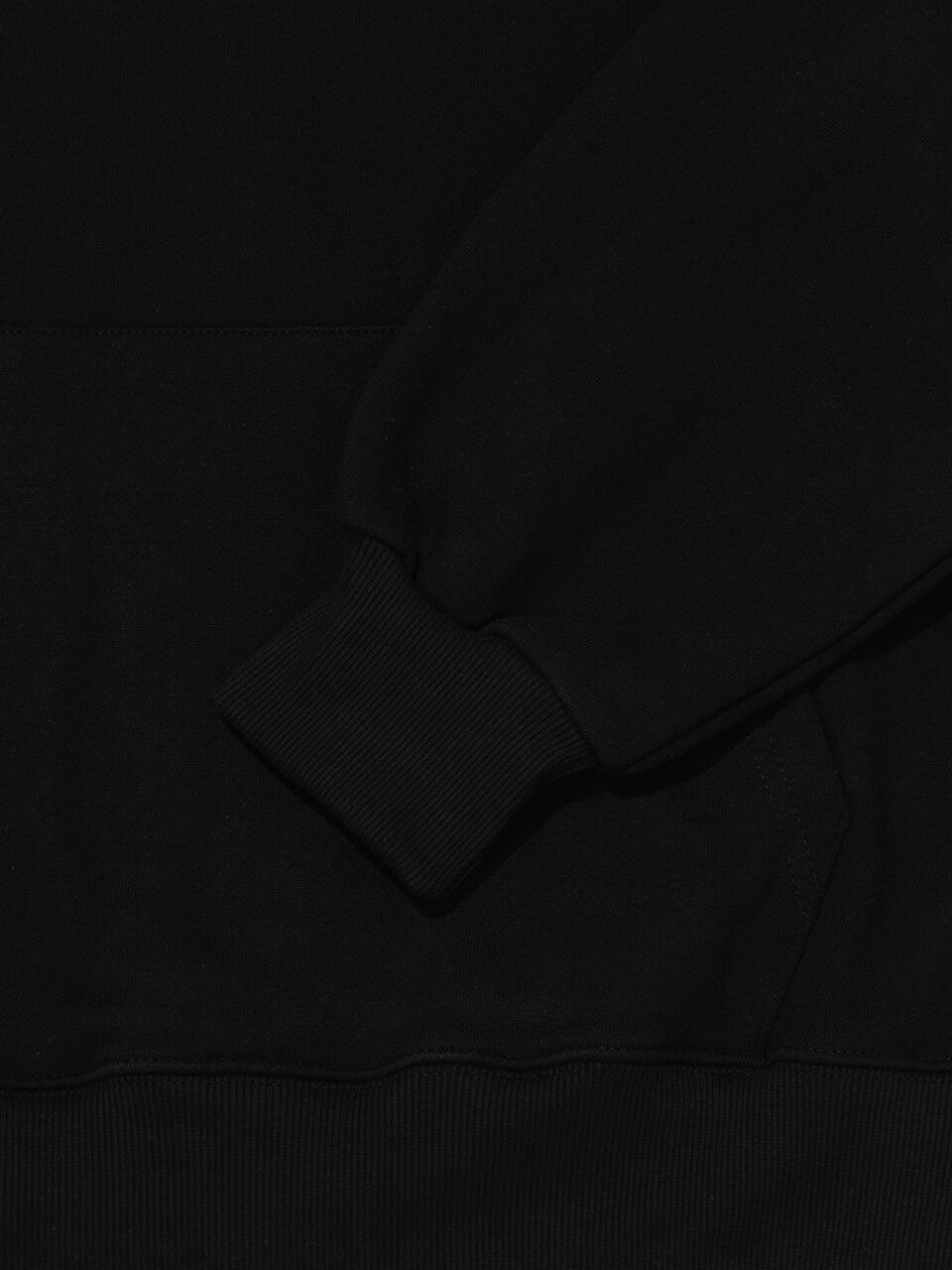 [기모/NO기모] 멜링 하트 바이브 후드티 (블랙)