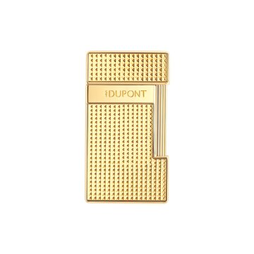 [ST듀퐁] 25 슬리미 라이터 뉴 로고 다이아몬드헤드 골든 CA028119Z