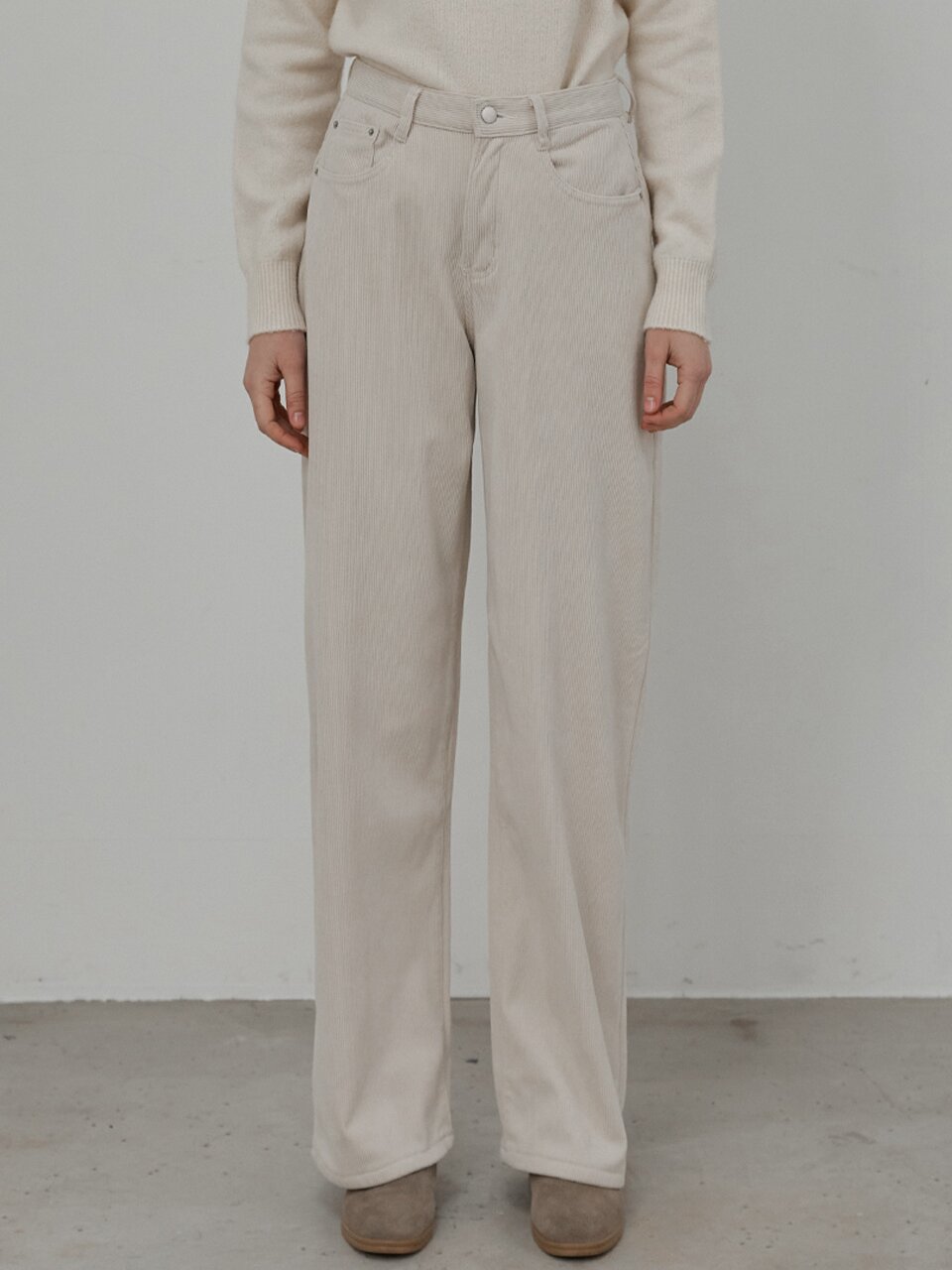 [융털안감ver.] May wide corduroy pants_3 Colors