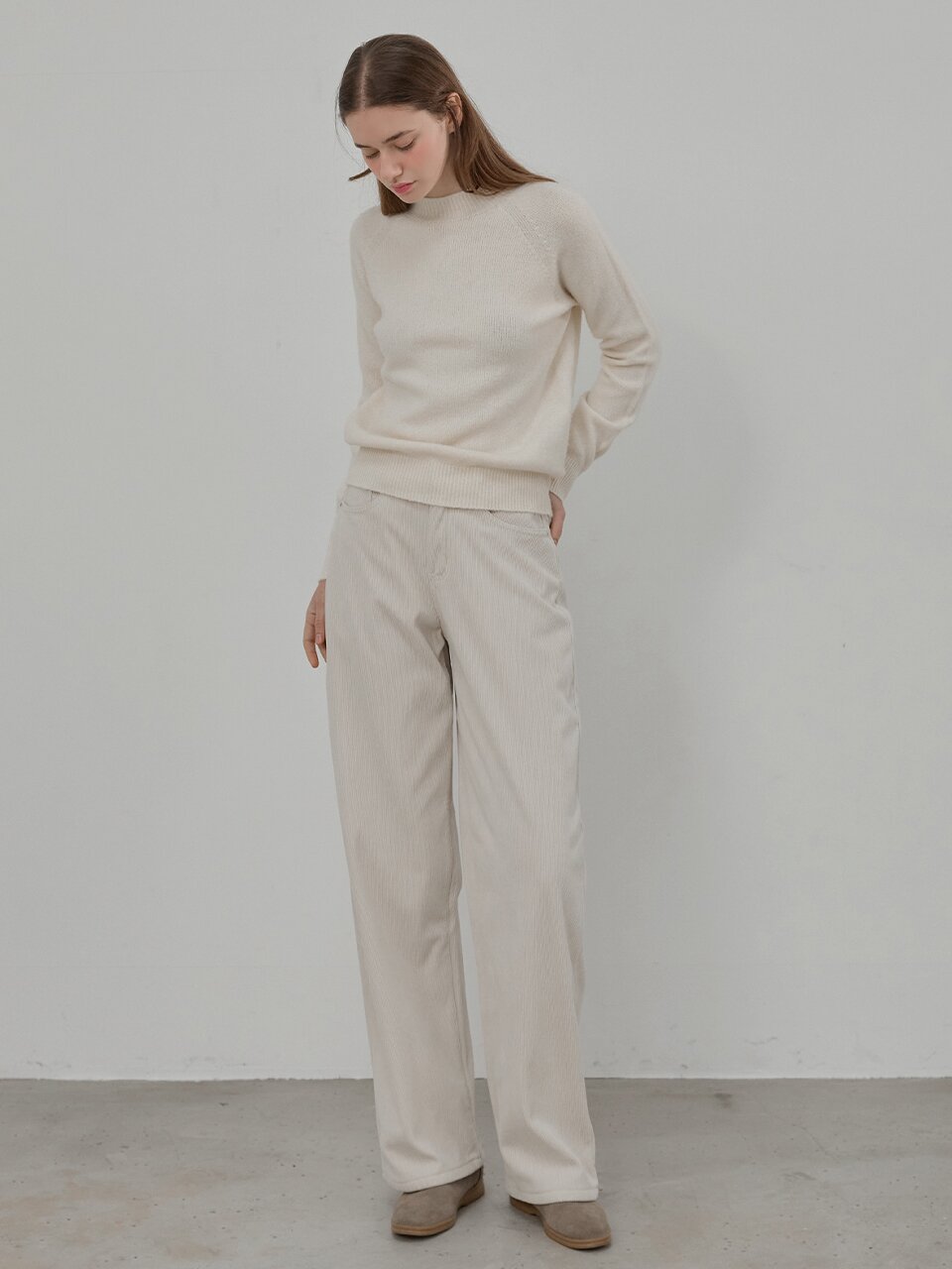 [융털안감ver.] May wide corduroy pants_3 Colors