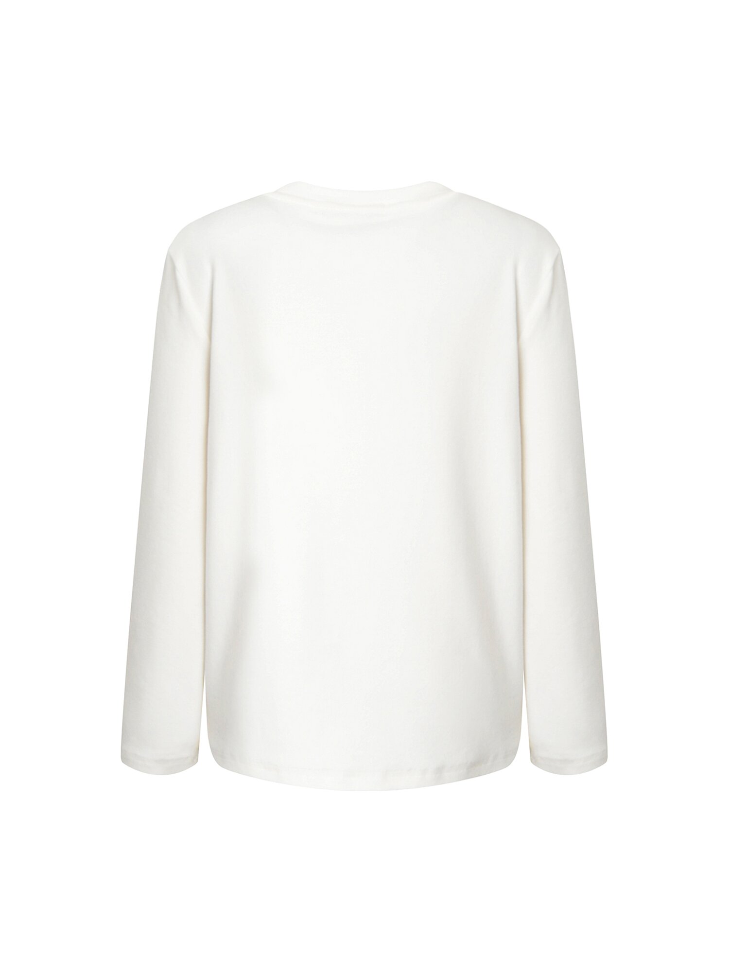 레터링 롱 슬리브 티셔츠 (IVORY)