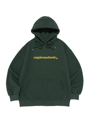 빈티지 어센틱 로고 후드 티셔츠 (그린)