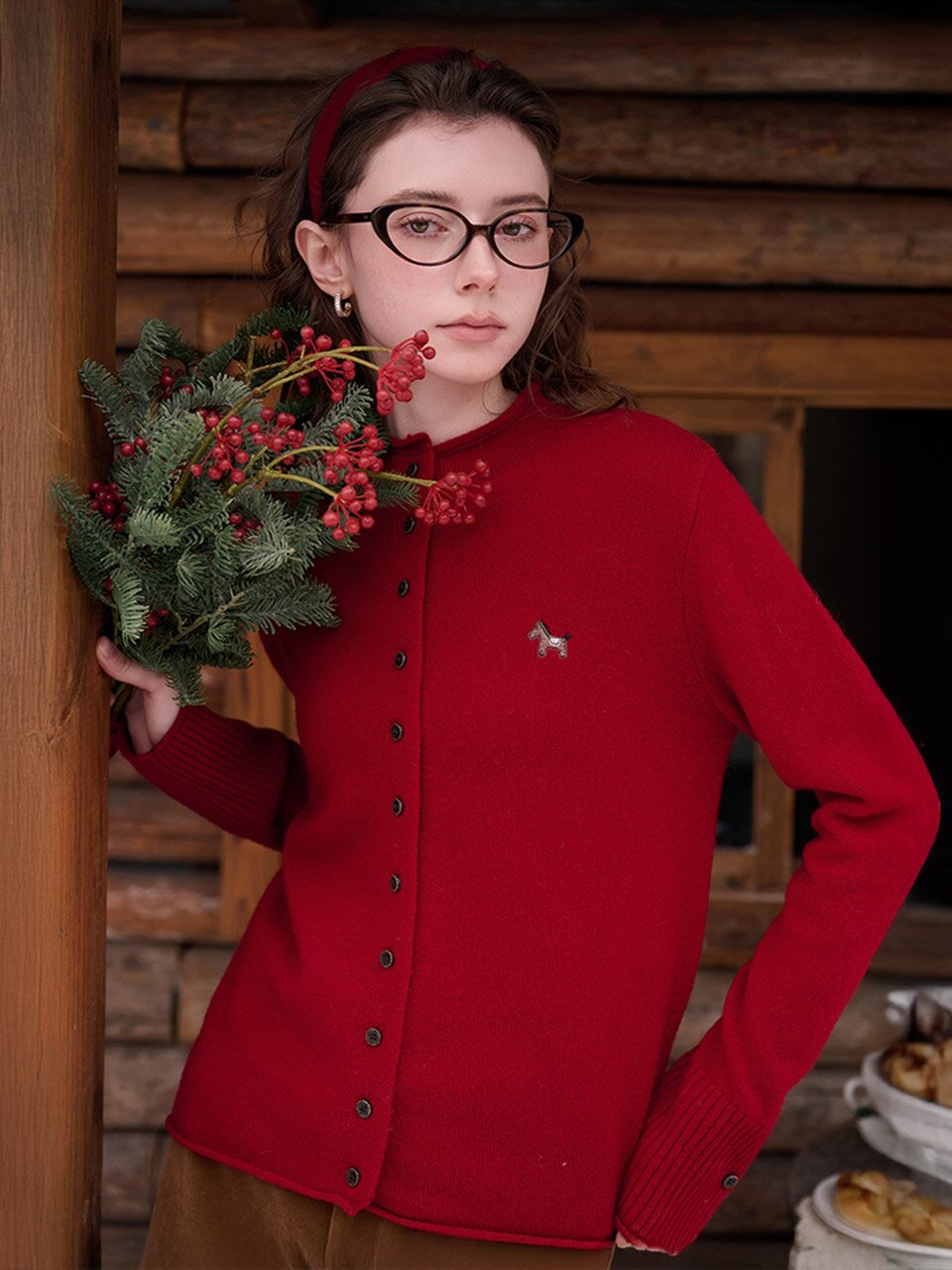 SR_Full turtleneck knit cardigan_3color
