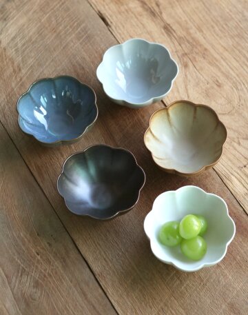 모네프 피네 도자기 높은종지