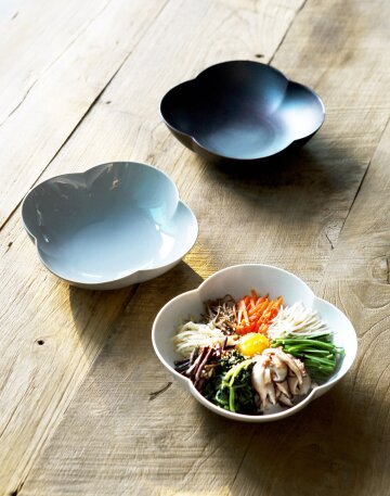 모네프 피네 도자기 꽃원 오목접시(파스타볼) 22cm