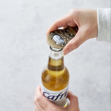 황동 부엉이 오프너 병따개