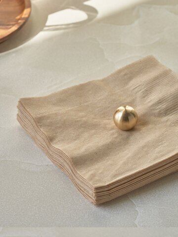 황동 동글이 냅킨홀더 미니문진 