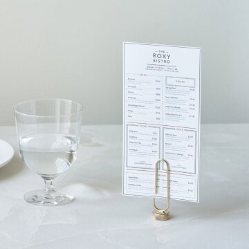 금속아저씨 황동 메탈 POP 메모홀더 스탠드 꽂이 사진