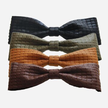 제이로렌 인조가죽 퀼팅 빅 리본 자동핀 H01511