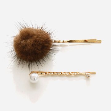 제이로렌 밍크퍼 진주 세트 실핀 H01476