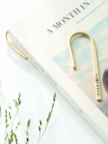 황동 와이어 금속책갈피 북마크