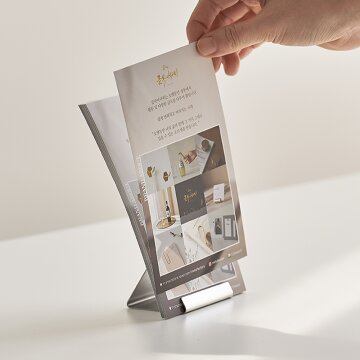 일력 아크릴 메뉴판 POP 사진 다용도 받침대 메모꽂이