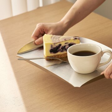 국내제작 올 스텐 라운드 트레이 스테인리스304 카페 쟁반 커피 빵