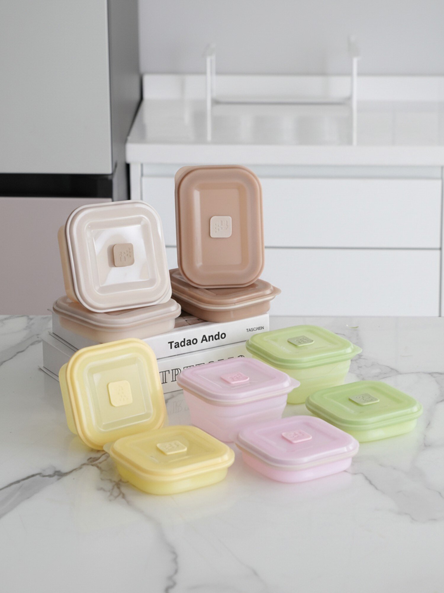 Mistfi(미스티파이) 폴딩 실리콘 밥팩 냉동밥 멀티팩 400ml,600ml 택