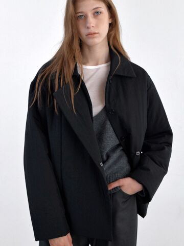 CITY OVERFIT PADDED JACKET BLACK