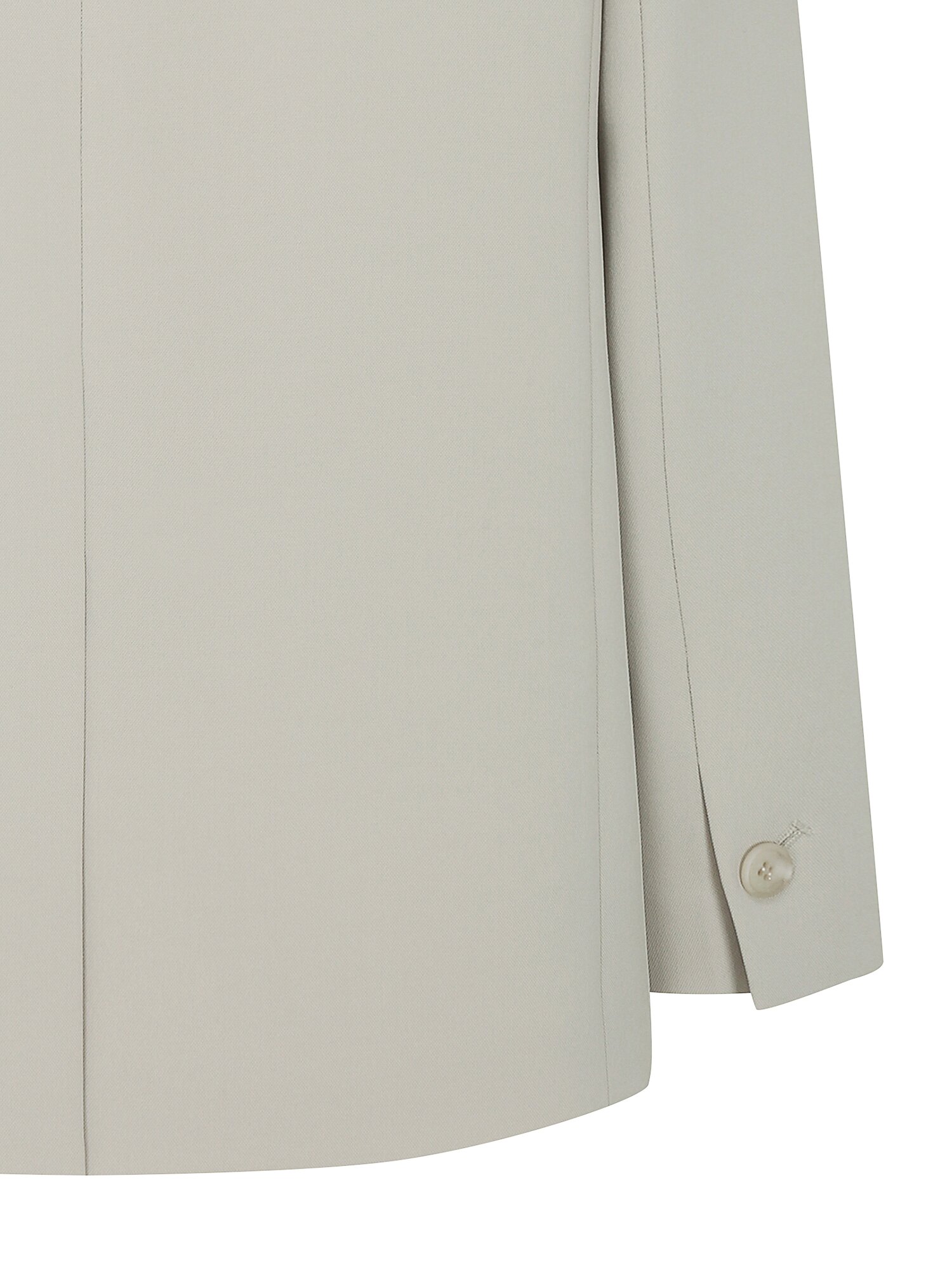 루즈핏 투버튼 브이넥 재킷 (LIGHT GREY)