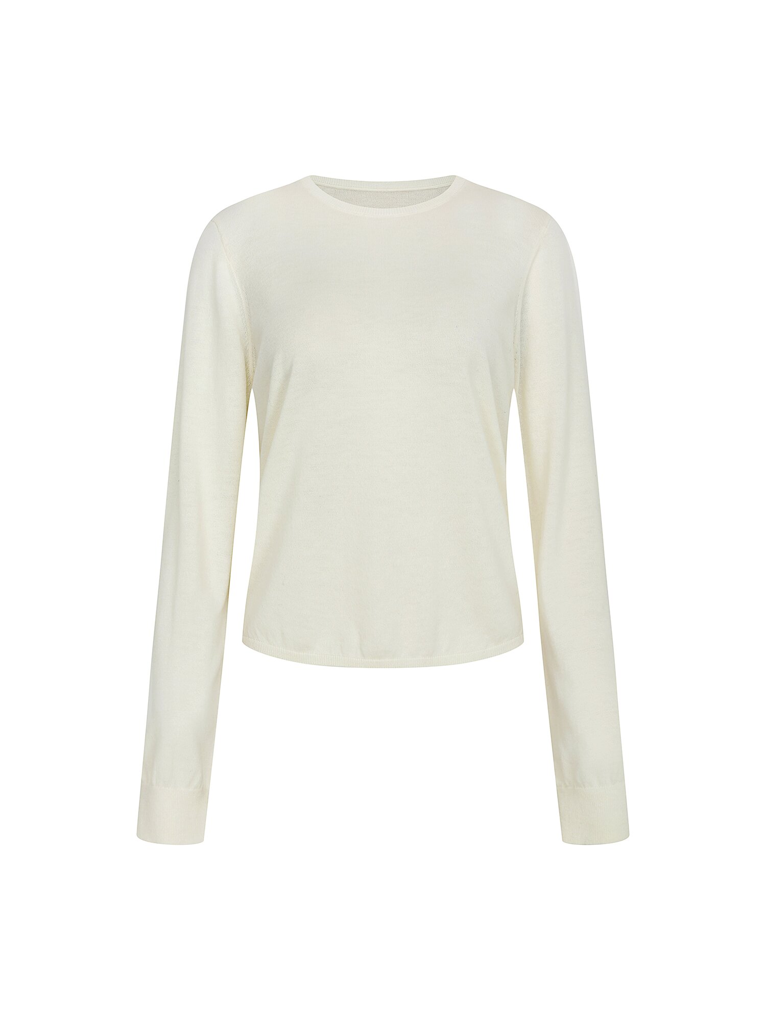 라운드넥 니트 +뷔스티에 세트 (IVORY)