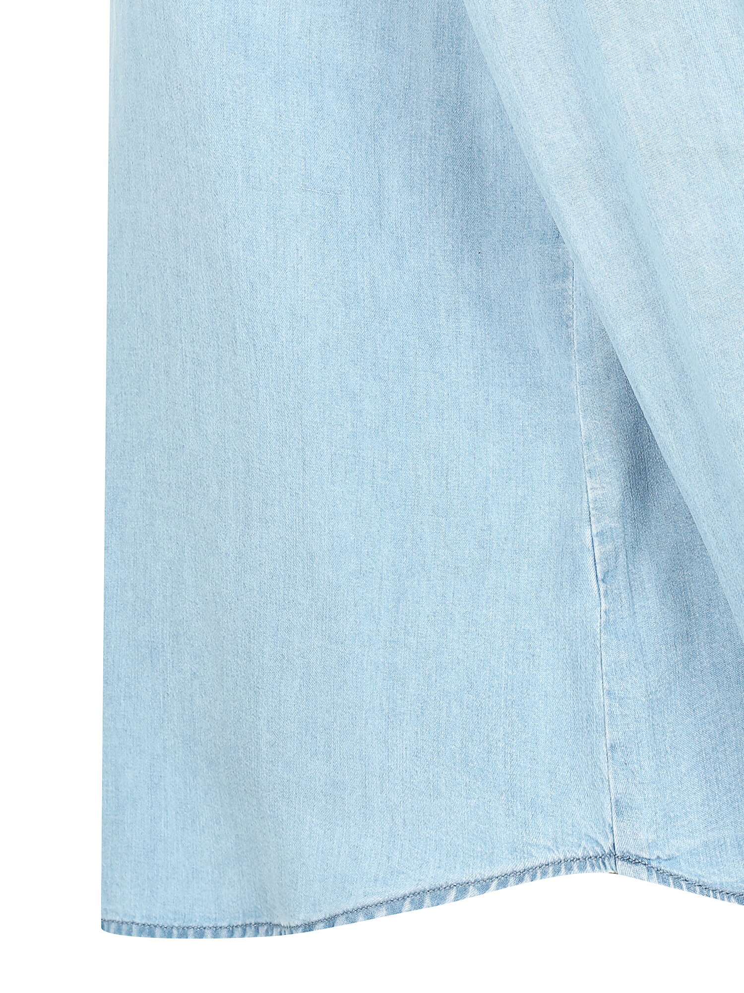 루즈핏 데님 셔츠 블라우스 (BLUE)
