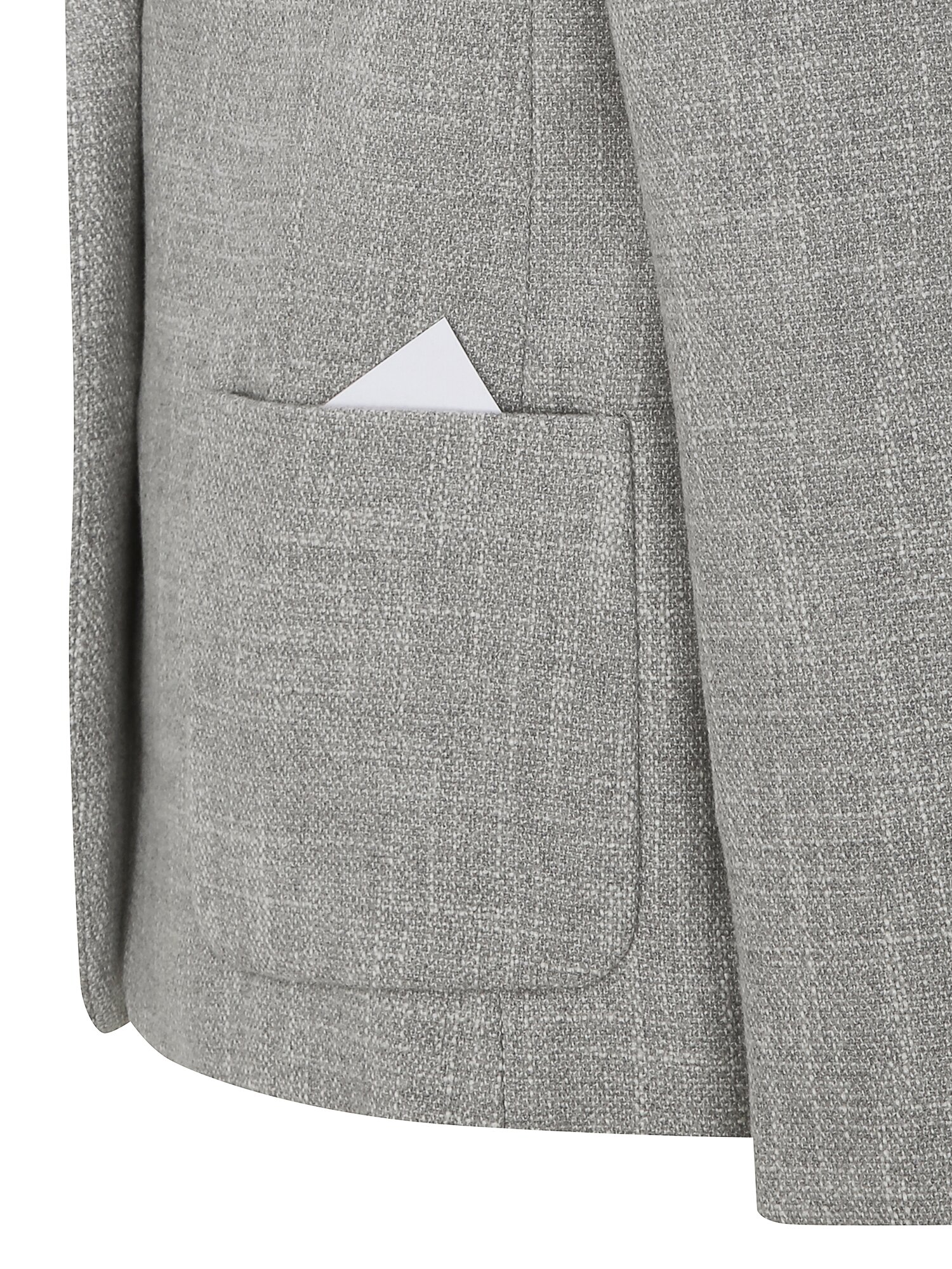 부클 패치 포켓 투버튼 재킷 (LIGHT GREY)