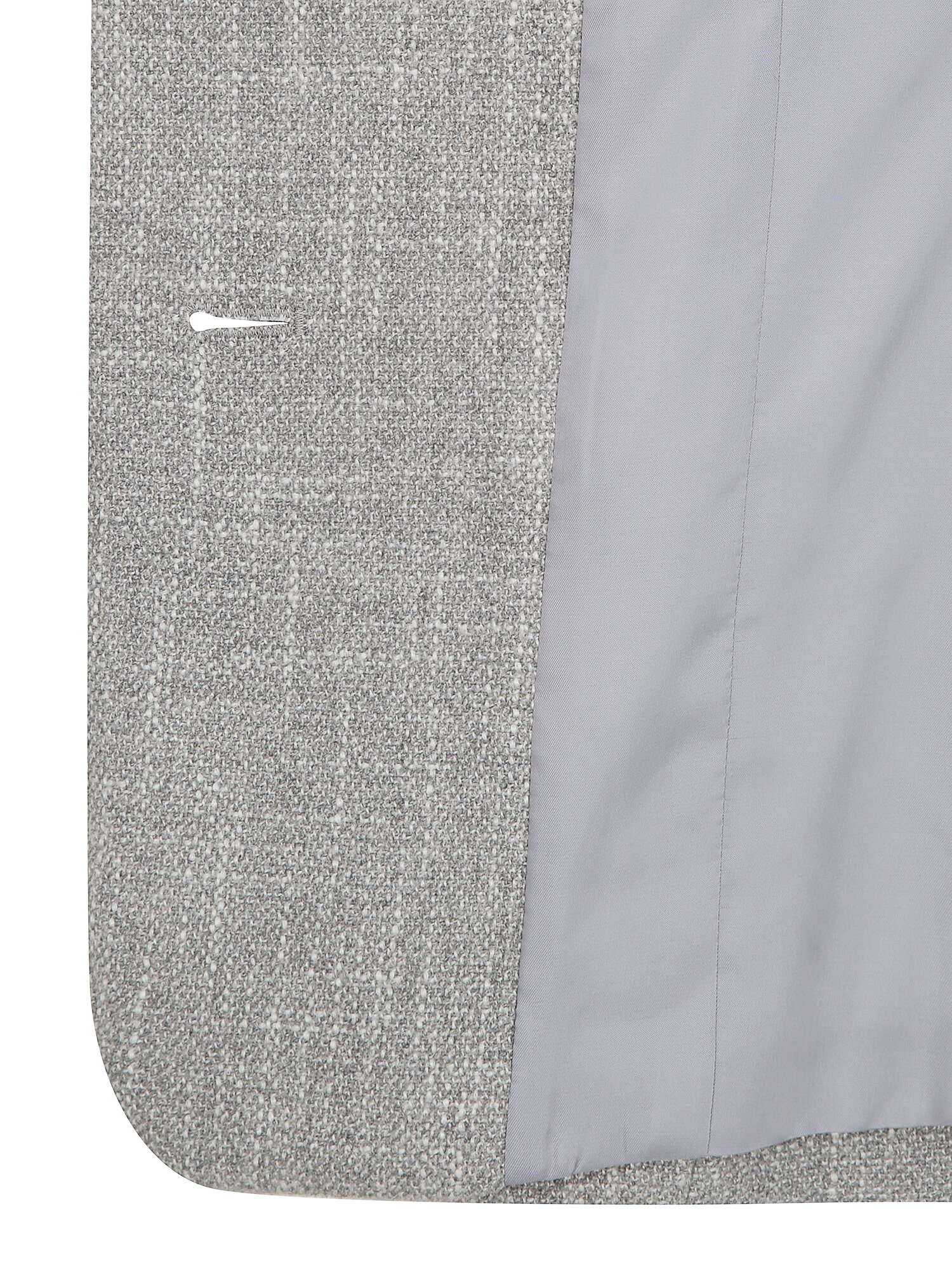 부클 패치 포켓 투버튼 재킷 (LIGHT GREY)