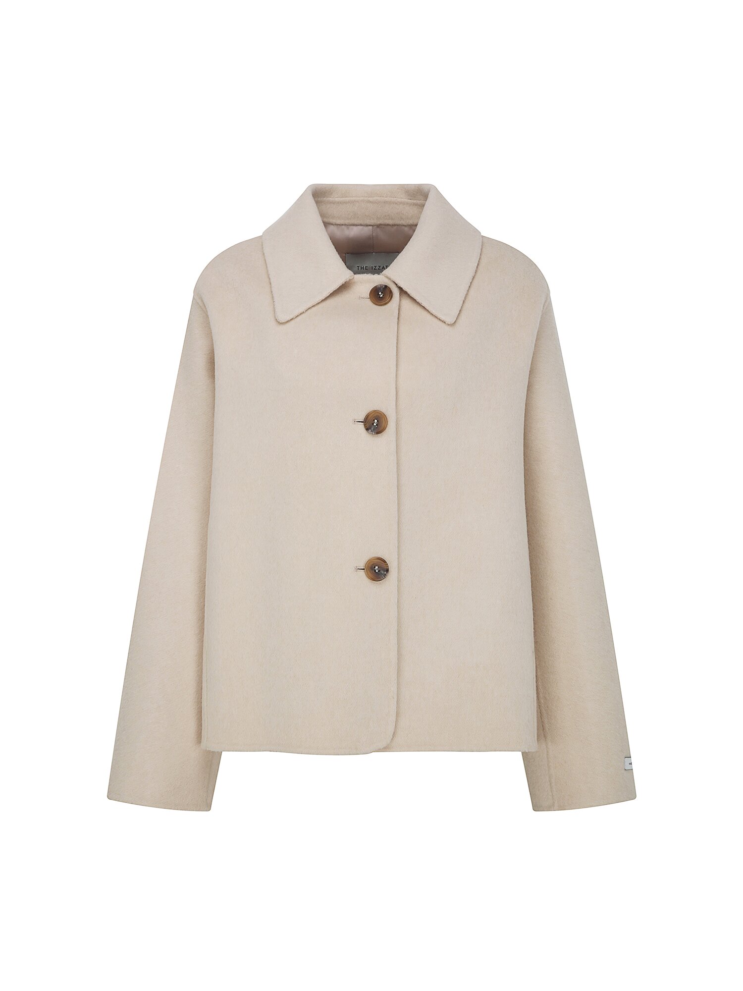 캐시미어 칼라 핸드메이드 재킷 (LIGHT BEIGE)