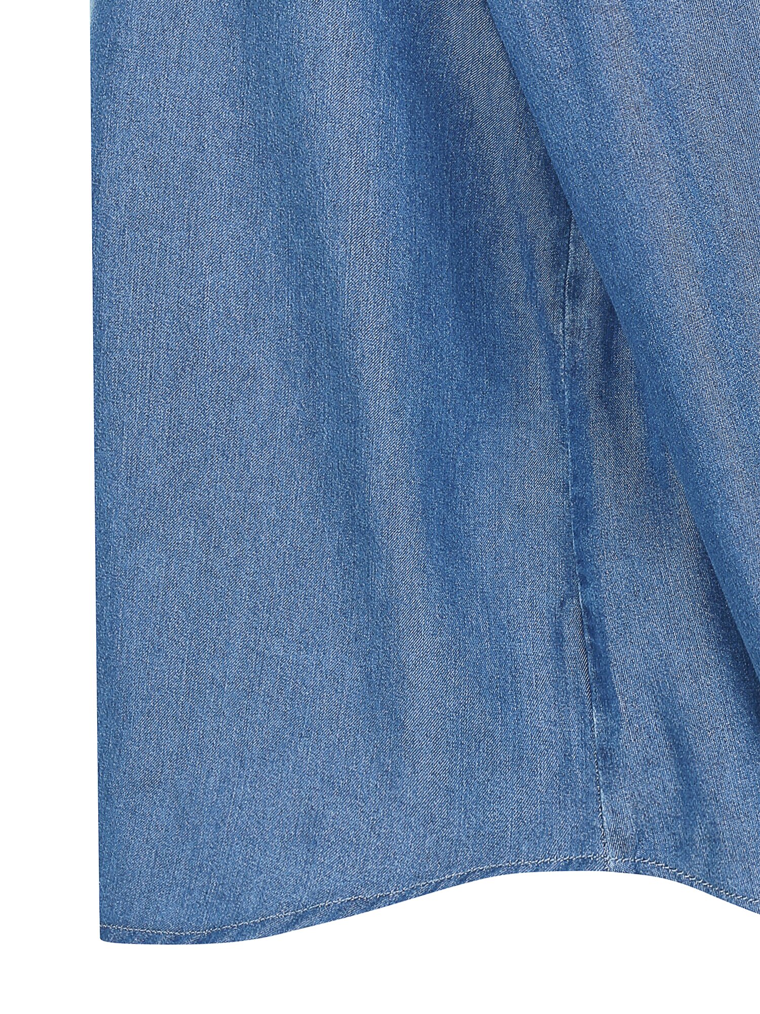 루즈핏 데님 셔츠 블라우스 (INDIGO)