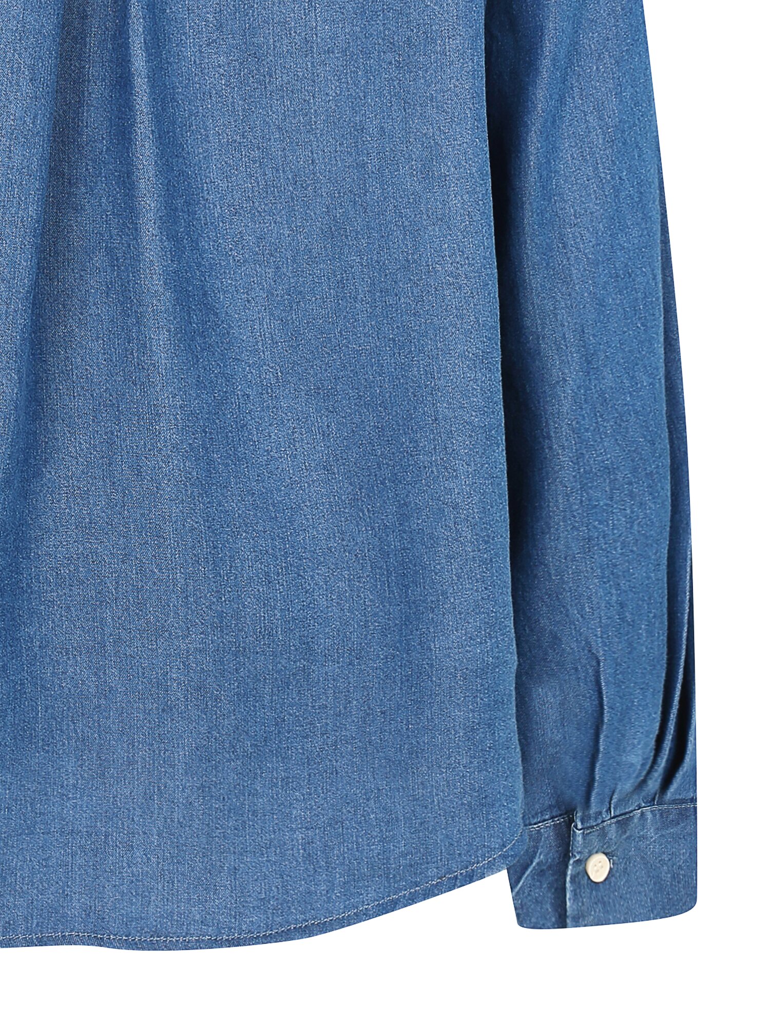 루즈핏 데님 셔츠 블라우스 (INDIGO)