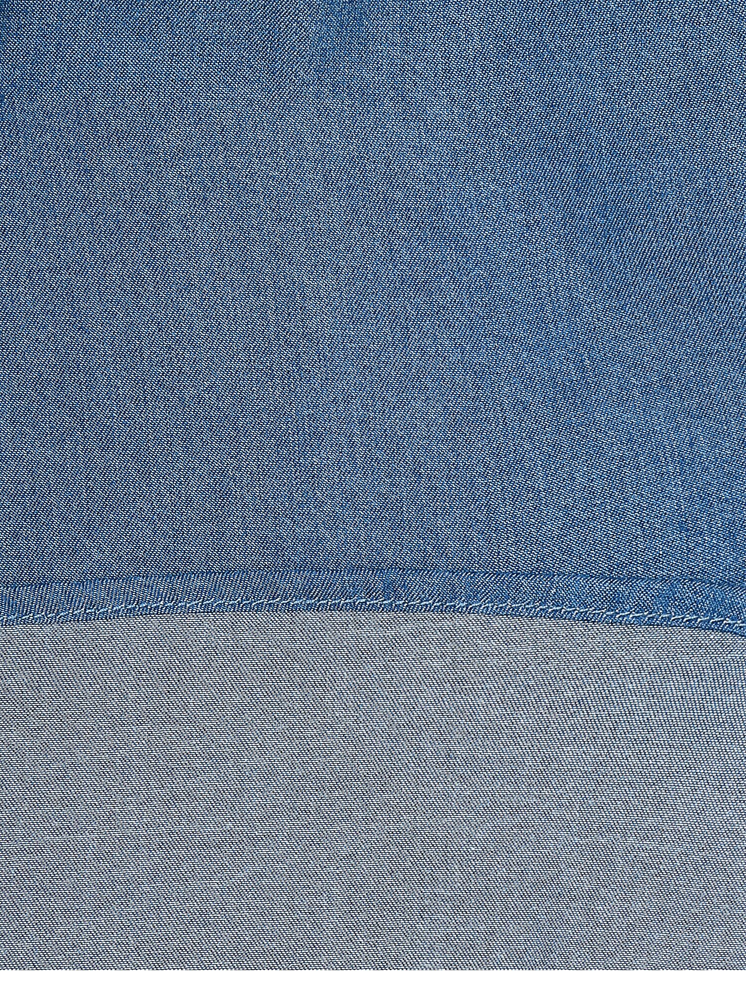 루즈핏 데님 셔츠 블라우스 (INDIGO)