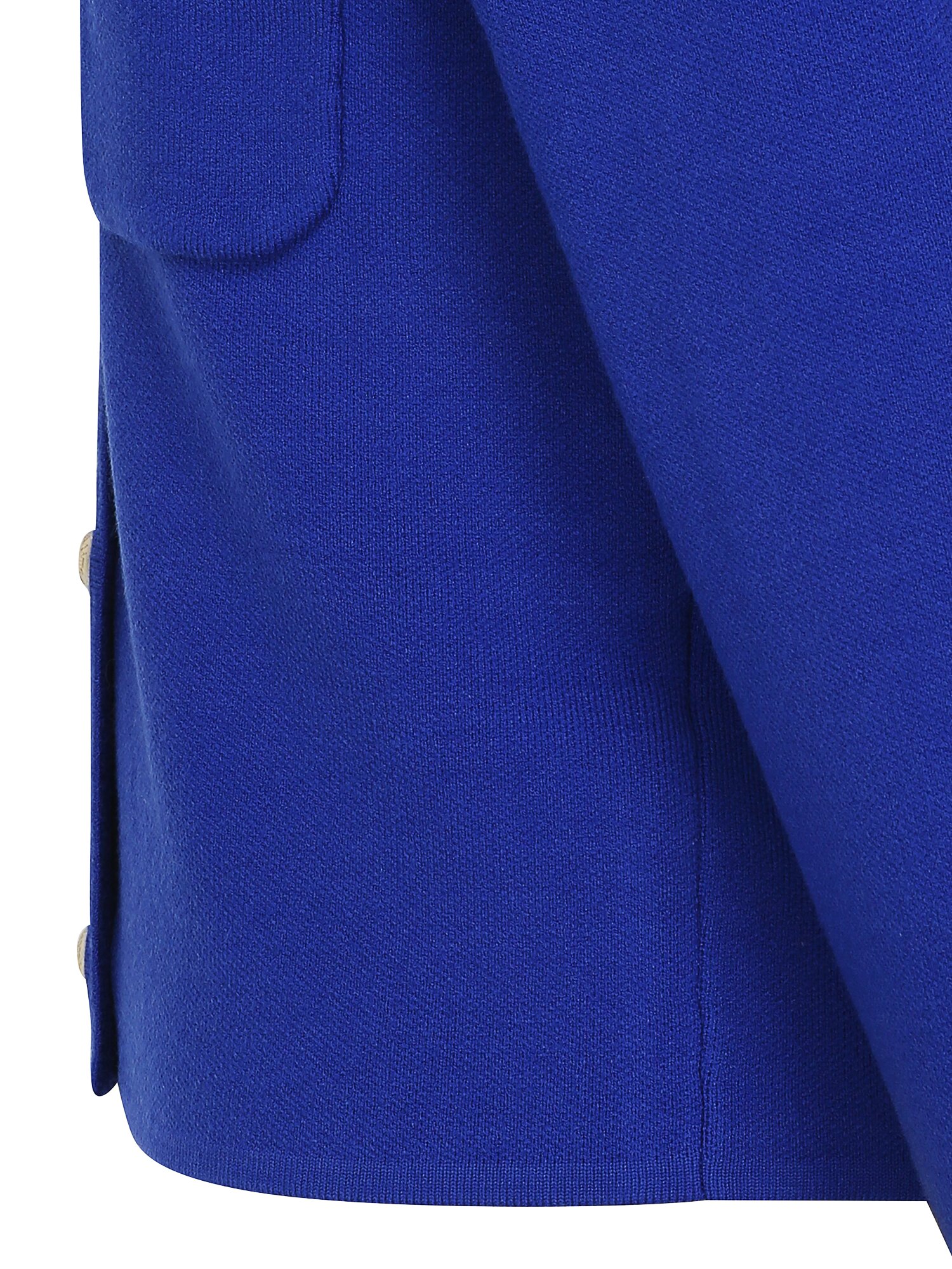 패치 포켓 라운드넥 크롭 가디건 (BLUE)