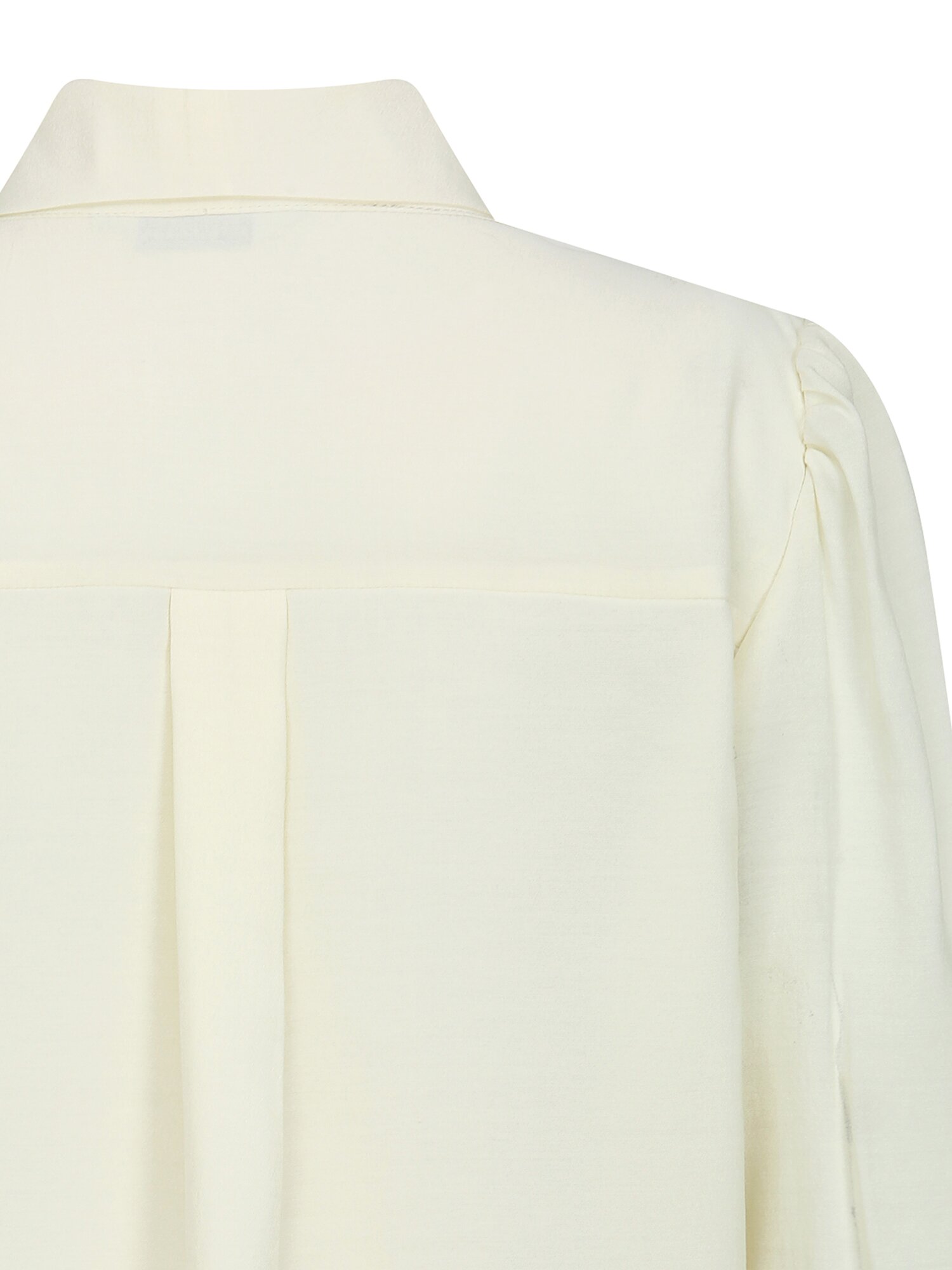 셔링 타이 브이넥 블라우스 (CREAM)