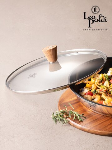 IH 인덕션팬 전용 유리뚜껑 28cm