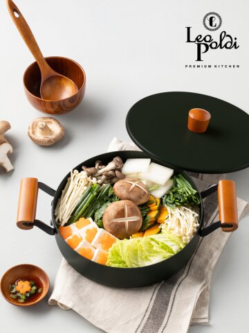 모던 앤티크 IH 스텐 냄비 24cm 전골