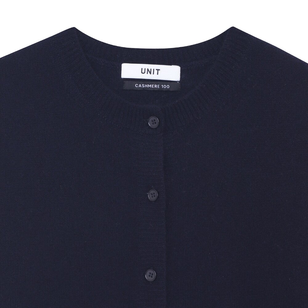 캐시미어 베이직 크루넥 클로버 가디건 (UFKKCA45ZC-NAVY)