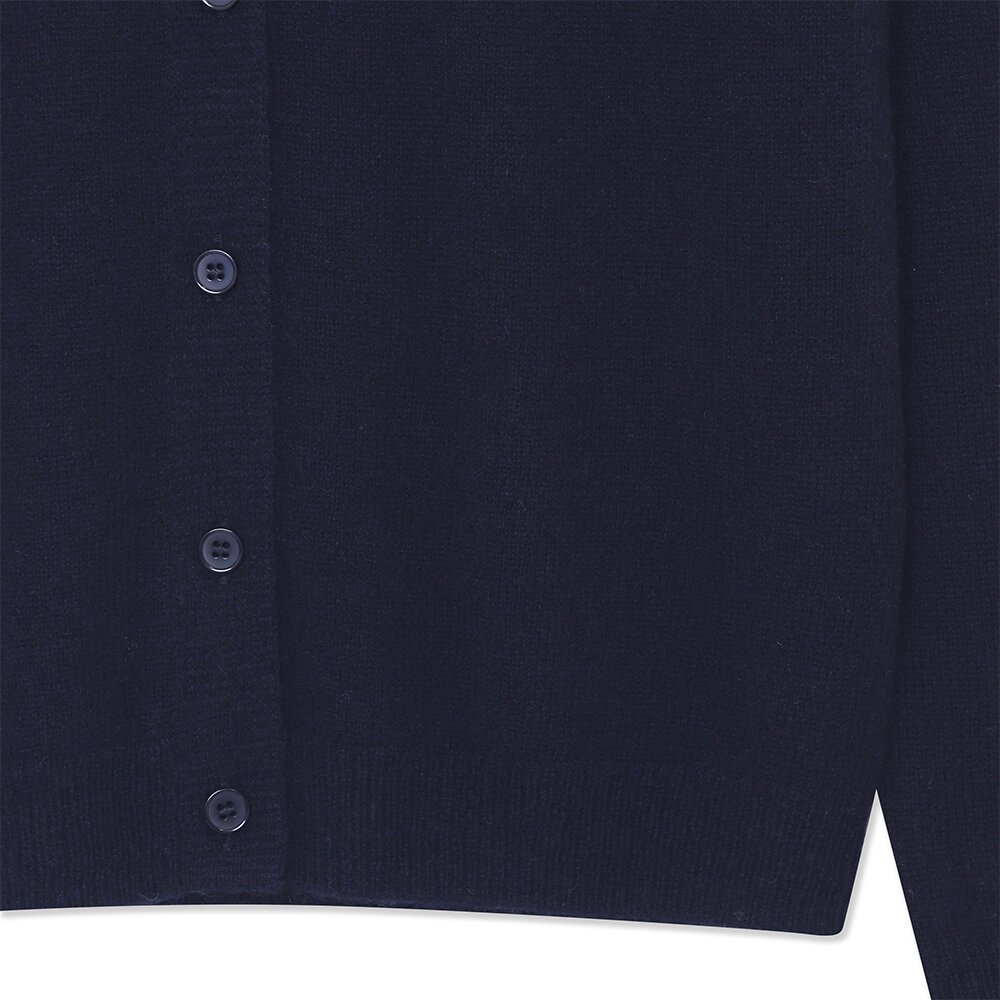 캐시미어 베이직 크루넥 클로버 가디건 (UFKKCA45ZC-NAVY)